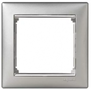 Legrand Valena Алюминий матовый/Серебряный штрих Рамка 1-ая