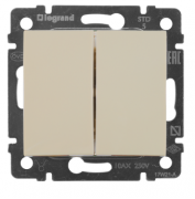 Legrand Valena Слоновая кость Выключатель 2-кл