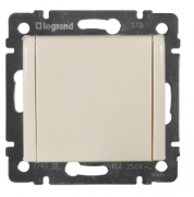 Legrand Valena Слоновая кость Розетка с/з с крышкой, винтовые клеммы