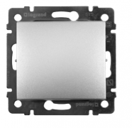 Legrand Valena Алюминий Выключатель 1-клавишный