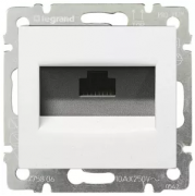 Legrand Valena Белый Розетка Компьютерная 1-ая RJ45 Cat.5e (UTP)