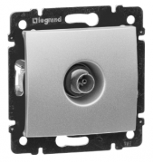 Legrand Valena Алюминий Розетка TV единственная 1,5 дБ