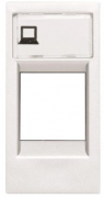 ABB NIE Zenit Белый Накладка 1 мод ТЛФ/Компьютерной розетки