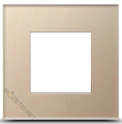 ABB NIE Zenit Стекло Брызги шампанского Рамка 1-я 2 мод