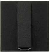 ABB NIE Zenit Антрацит Вывод кабеля 2 мод