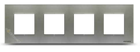 ABB NIE Zenit Шампань Рамка 4-я 2+2+2+2 мод