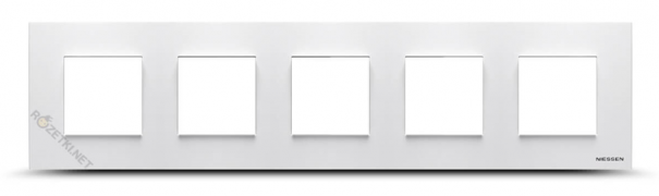 ABB NIE Zenit Белый Рамка 5-я 2+2+2+2+2 мод