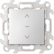 Simon 24 Harmonie Алюминий Выключатель жалюзи с фиксации