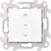 Simon 24 Harmonie Белый Выключатель жалюзи с фиксации