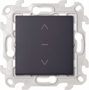 Simon 24 Harmonie Графит Выключатель жалюзи с фиксации