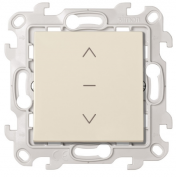 Simon 24 Harmonie Бежевый Выключатель жалюзи с фиксации