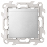 Simon 24 Harmonie Алюминий Выключатель карточный с подсветкой