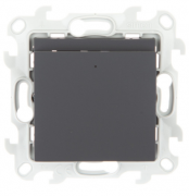 Simon 24 Harmonie Графит Выключатель карточный с подсветкой
