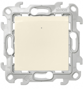 Simon 24 Harmonie Бежевый Выключатель карточный с подсветкой