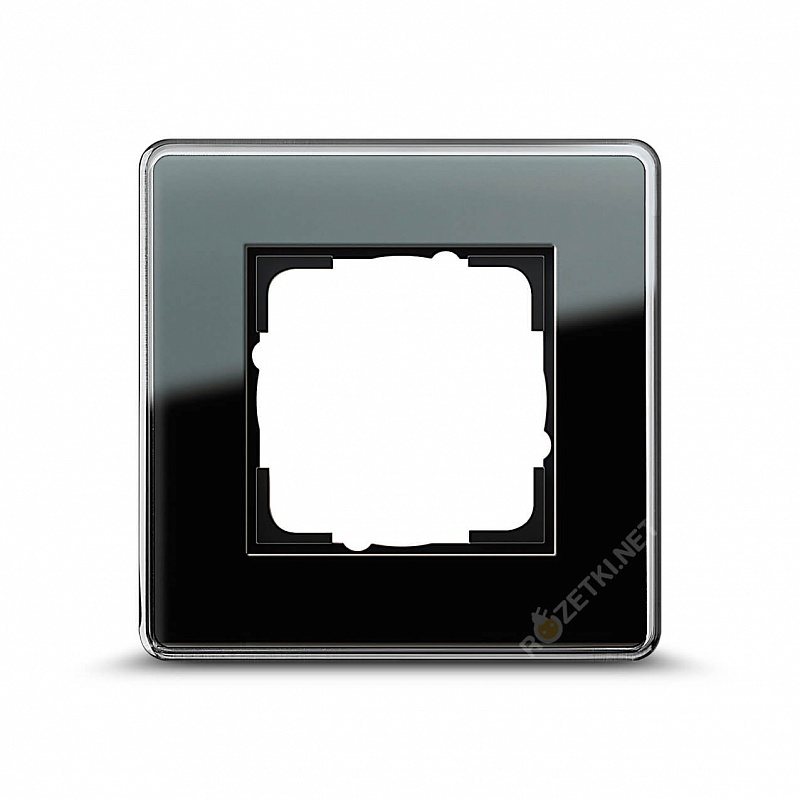 Gira Esprit Glass C Стекло Черное Рамка 1-ая